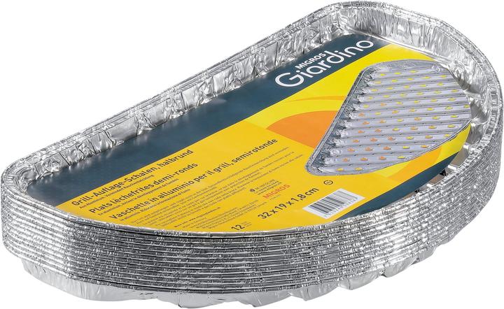 Grillschale halbrund