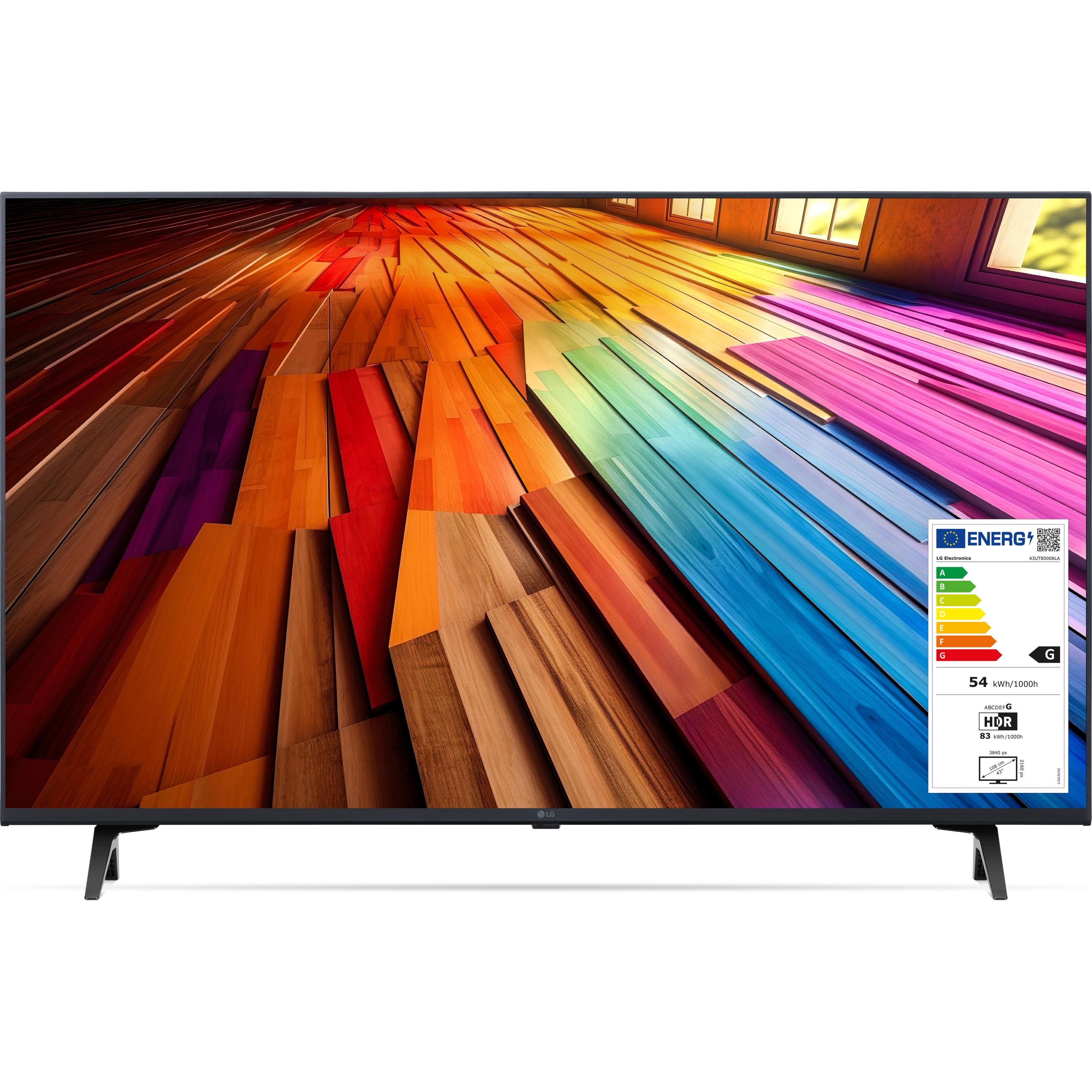 LG 43UT80006LA (43", UT80, LED, 4K, 2024), TV, Blau