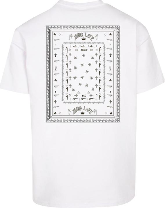 Actual product image Thug Life TLTS207M Bandana T-Shirt white M (M)
