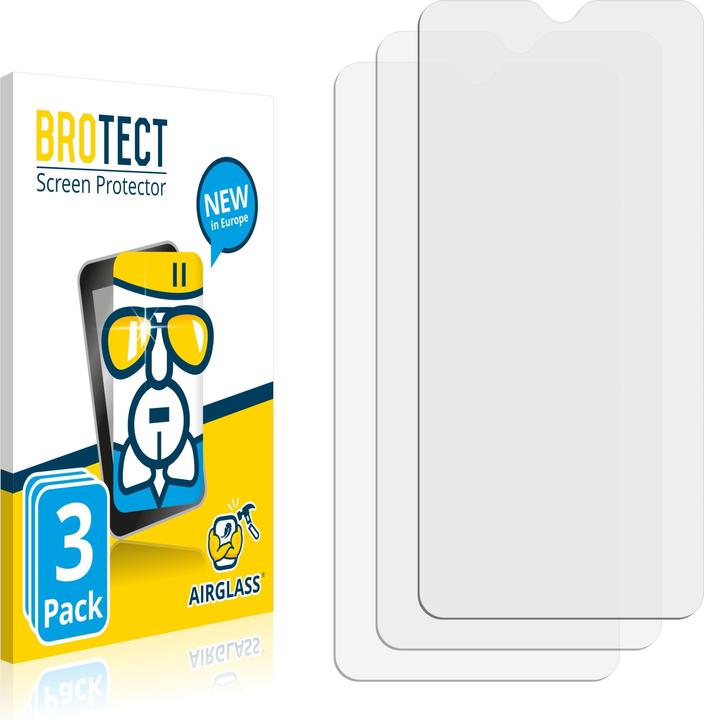 Actual product image BROTECT AirGlass Glass (3 pcs., Blackview A80s)