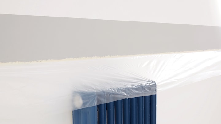 Actual product image tesa Painter's tape PROFESSIONAL, painter's tape incl. masking film (33 m, 1400 mm)