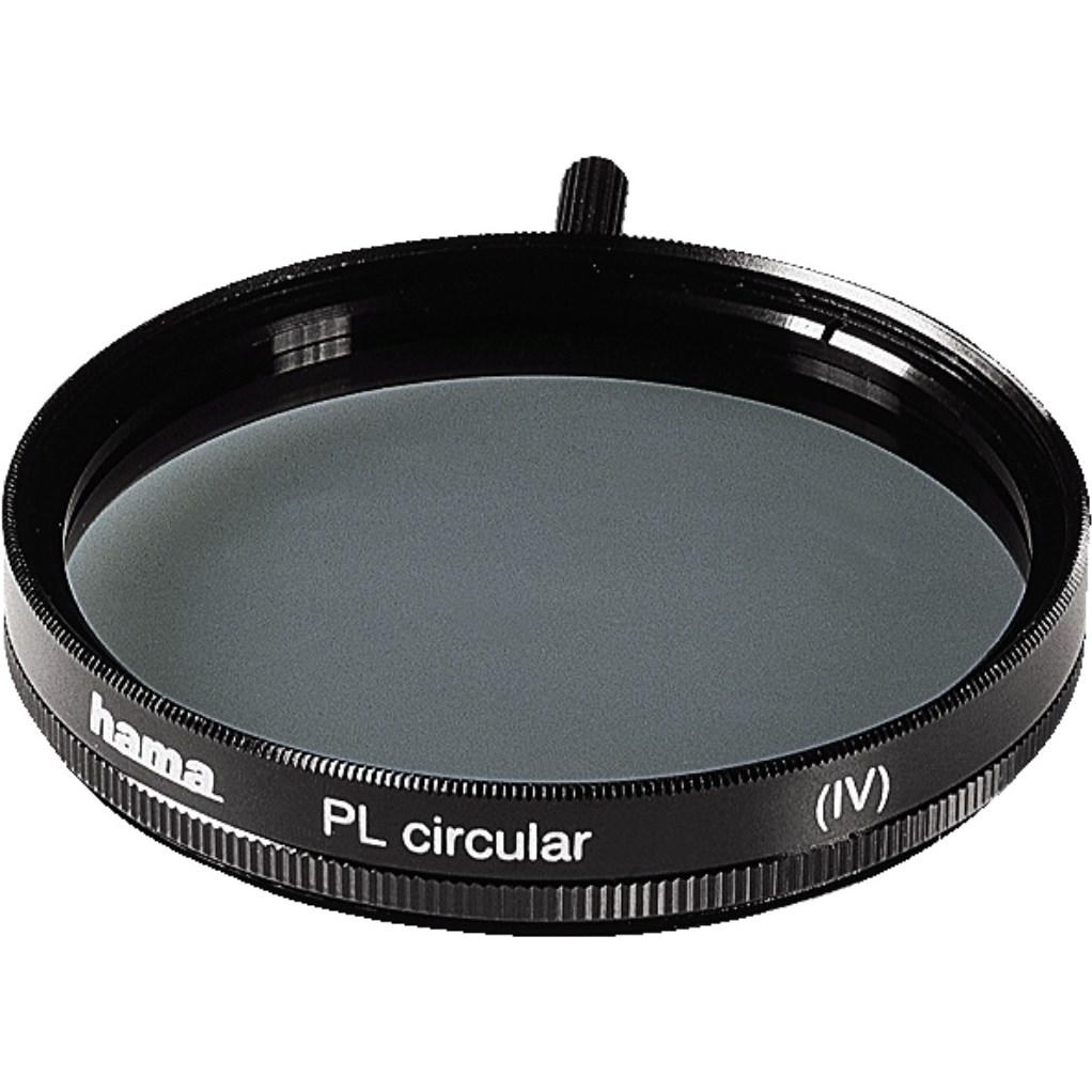 Hama Polarisations-Filter (77 mm, Polarisationsfilter, 77 mm), Objektivfilter, Schwarz