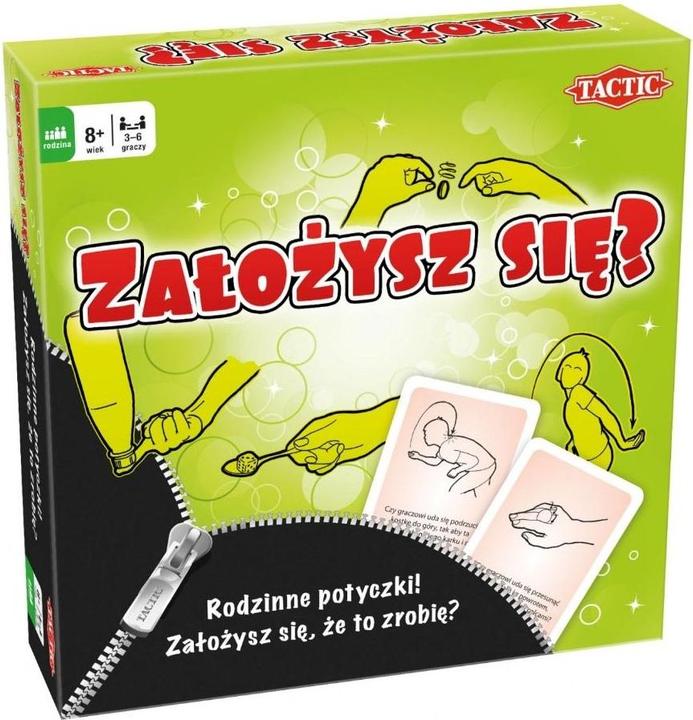 Actual product image Tactic Want to bet? Family board game 40841 (Finnish)