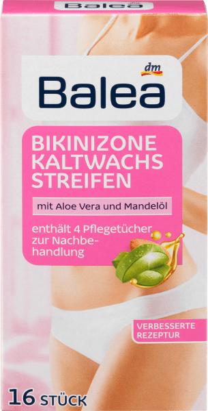 Actual product image dm Balea Cold wax strips bikini area