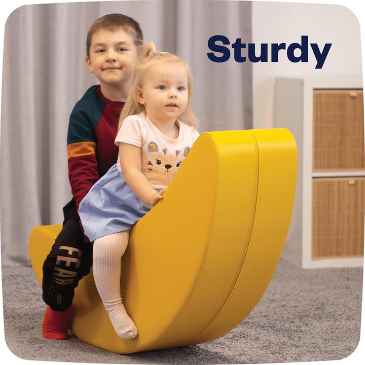 Produktbild Iglu Softbaustein-Schaukeltier in Bananenform