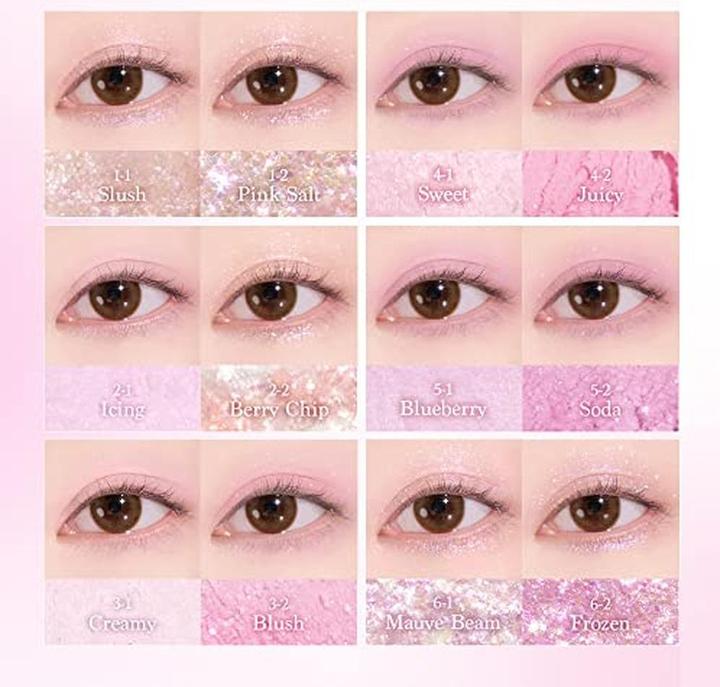 Produktbild Dasique Schattenpalette Vegan und Tierversuchsfrei mit 18 mischbaren Farben (Berry Smoothie Vegan)