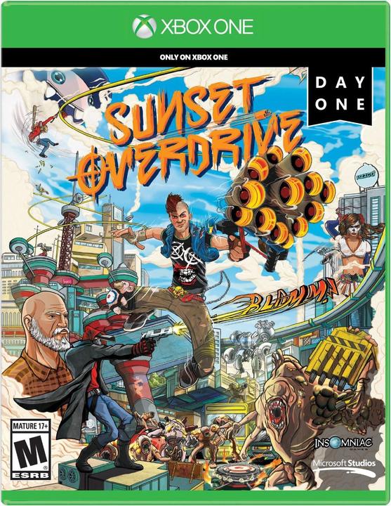Actual product image Insomniac Microsoft Sunset Overdrive Day One, Xbox One English (Xbox One S, Xbox One X, EN)