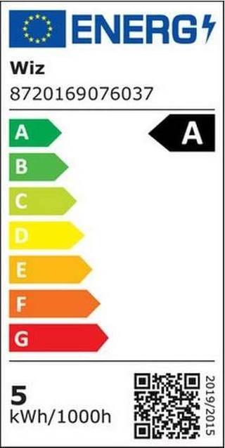 Energie-Label WiZ Filament-Lampe (E27, 903 lm, 1 x)