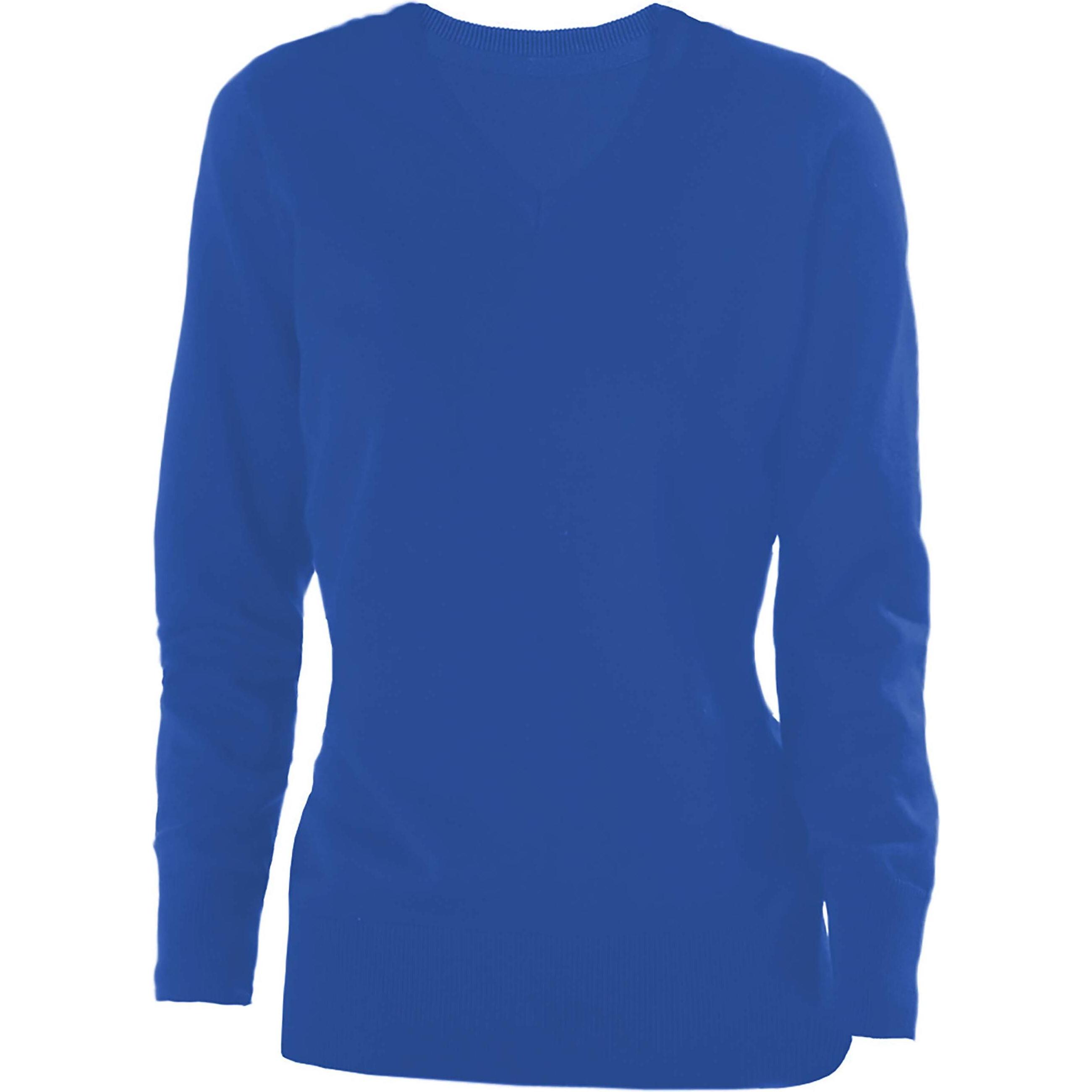 Thumbnail - Kariban, Damen, Pullover, Col V, Rot, (L)