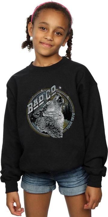 Produktbild Bad Company Wolf Tour 1976 Sweatshirt Mädchen (128)