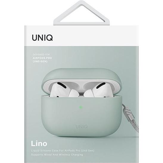 Thumbnail - Uniq Etui Lino (Kopfhörer Hülle), Kopfhörertasche + Schutzhülle, Grün
