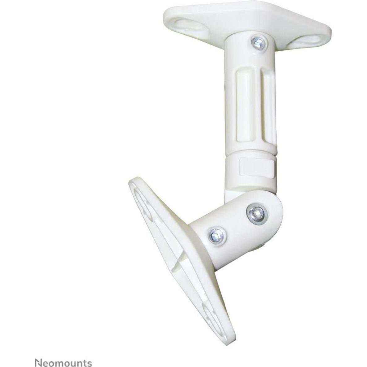 Neomounts Speaker-W100 (1 Paar, Wandmontage, Neigbar, Drehbar, Schwenkbar), Lautsprecher Ständer + Wandmontage, Weiss