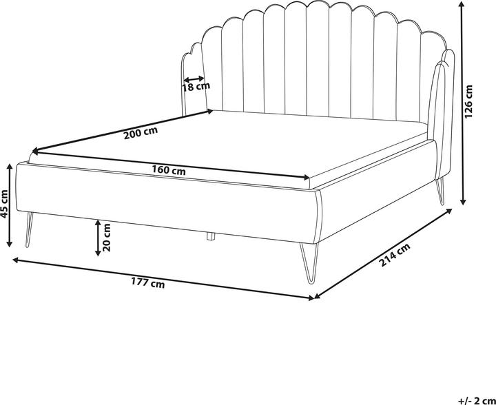 Produktbild Beliani Ambillou (160 x 200 cm)