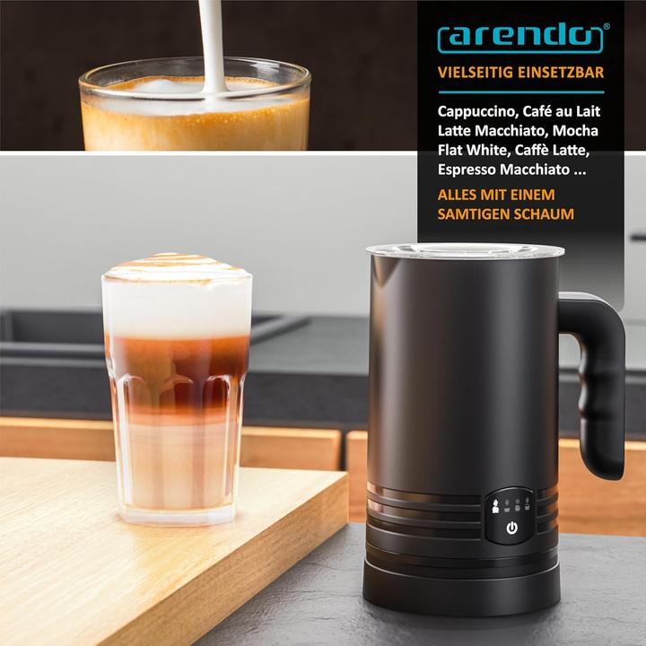 Produktbild Arendo 4in1 Milchaufschäumer mit 4 Programmen (460 ml)