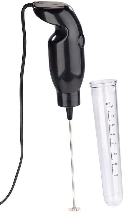 Produktbild Rosenstein & Söhne Elektrischer Quirl-Mini-Handmixer mit Mixbecher-Aufsatz, 15 Watt (15 W)