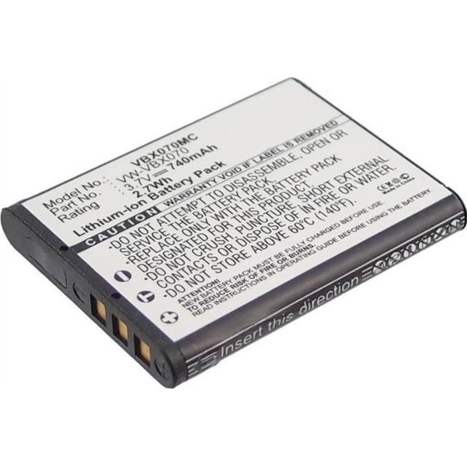 CoreParts Camera Battery for Panasonic (Akku), Kamera Stromversorgung, Schwarz
