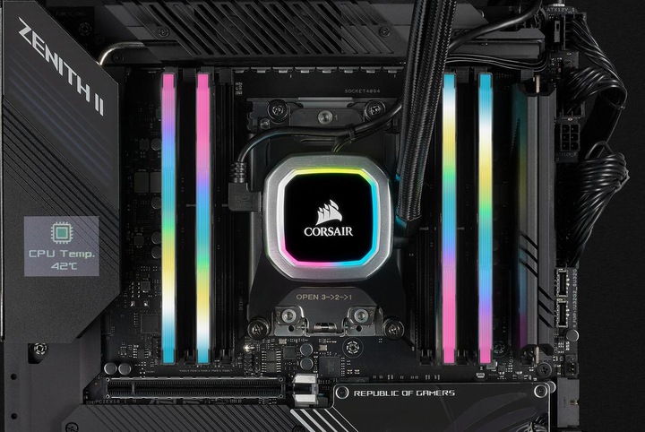 Actual product image Corsair Vengeance RGB Pro SL (4 x 16GB, 3600 MHz, DDR4-RAM, DIMM)