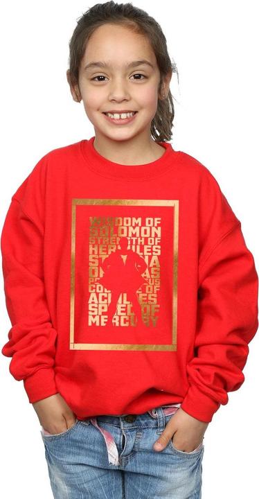 Image du produit - Sweat SHAZAM GOLD TEXT - Fille (116)