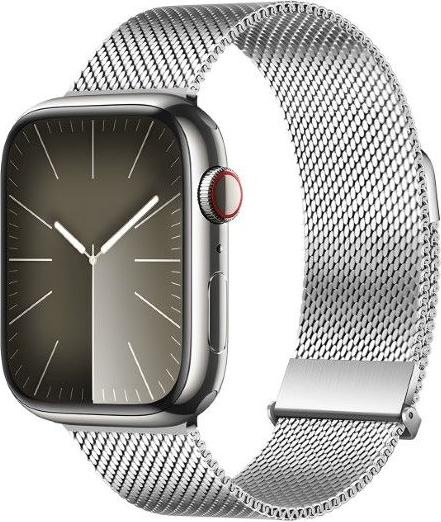 Actual product image Dux Ducis Milanese Pro Armband (40 mm, 38 mm, 41 mm, Stainless steel, Apple Watch Series 8, Apple Watch Series 5, Apple Watch SE (2022/2023), Apple Watch Series 7, Apple Watch Series 9, Apple Watch Series 4, Apple Watch Series 3, Apple Watch SE, Apple Watch Series 6)