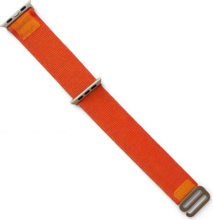 Image du produit Hurtel Bracelet avec boucle acier Alpine pour Apple Watch 38/40/41 mm - orange (Acier, Matières plastiques)