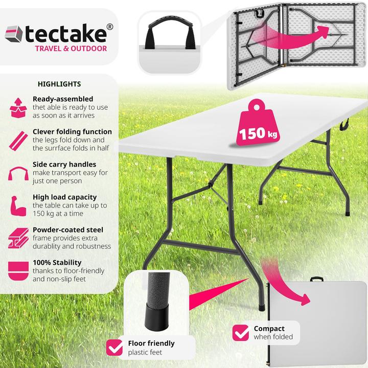 Image du produit tectake Table pliante