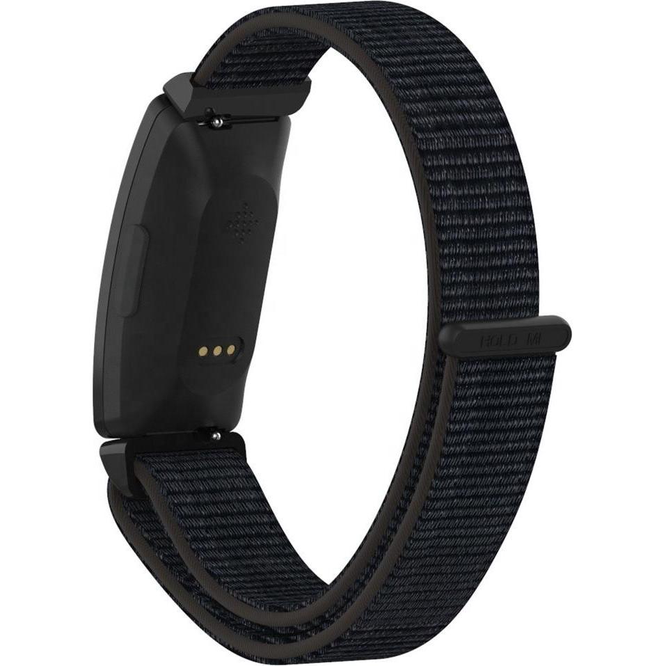 Thumbnail - Strap-it Armband (Nylon, Inspire 2), Uhrenarmband, Schwarz