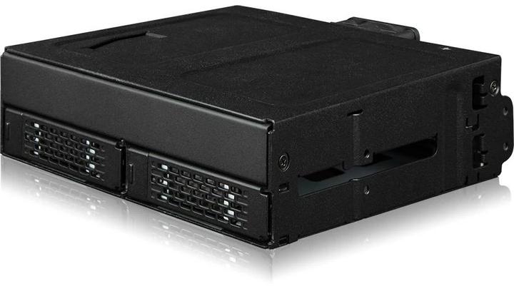 Produktbild Icy Dock MB105VP-B Rugged 2x U.2/3 PCIe 4.0 MR for 5,25 Bay
