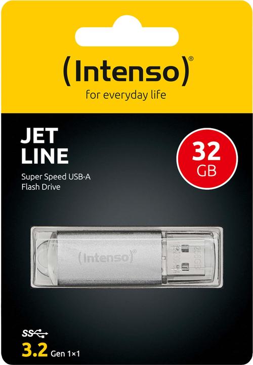 Actual product image Intenso USB flash drive Jet Line, USB-A, 32 GB (32 GB, USB-A)