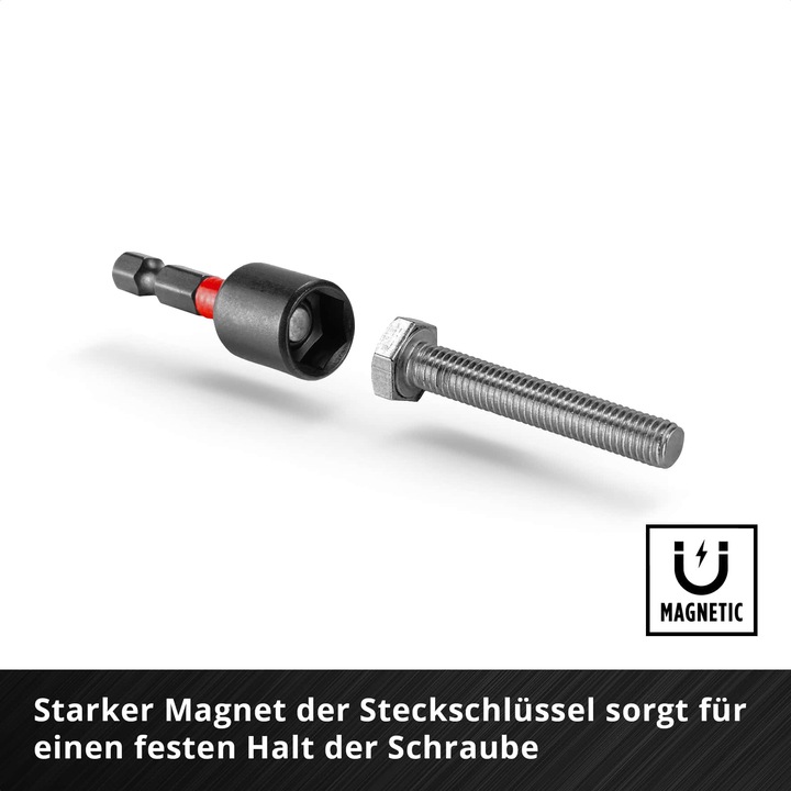 Actual product image Einhell Impact bit set, 109220, M-case, 39 pieces (50 mm, 60mm, 3/8")