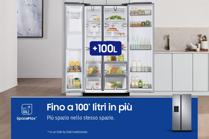 Image du produit Samsung RS68A884CSL Réfrigérateur côte à côte Installation gratuite 635 (635 l)