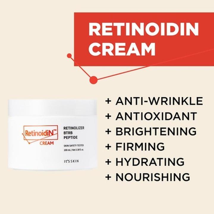 Produktbild Skin Gin It'S SKIN Retinoidin Cream Retinol Anti Aging Face Moisturizer 3.38oz (3380 ml, Tagescreme)