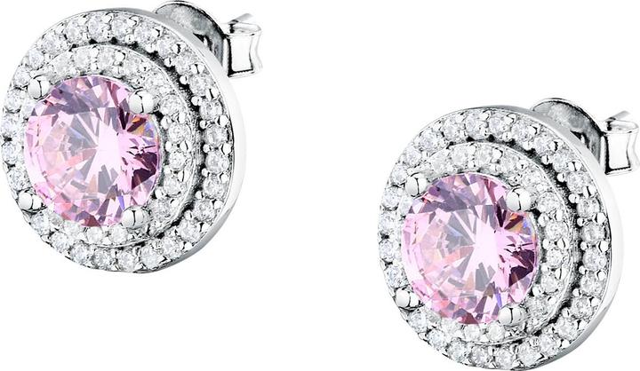 Produktbild Morellato Shiny Silver Earrings With Pink Zircon Tesori Saiw273 (Silber 925)