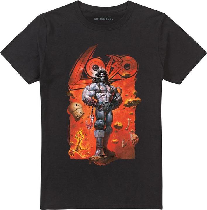 Produktbild Justice League Dc Lobo Unbound Bounty Hunter TShirt (M)
