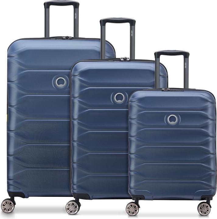 Produktbild Delsey Meteor 4 Rollen Kofferset 3-teilig mit Dehnfalte (221 l)