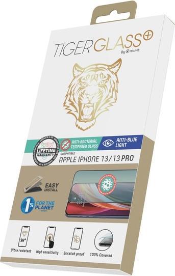 Immagine prodotto Muvit Vetro blindato, filtro per la luce blu, vetro protettivo (1 pz., Apple iPhone 13 Pro)