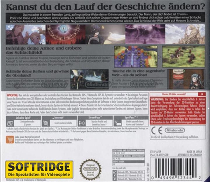 Produktbild Nintendo Fire Emblem: Awakening (3DS, EN)