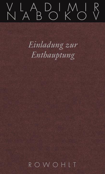 Produktbild Einladung zur Enthauptung (Deutsch, Dieter E. Zimmer, Vladimir Nabokov, 1990)