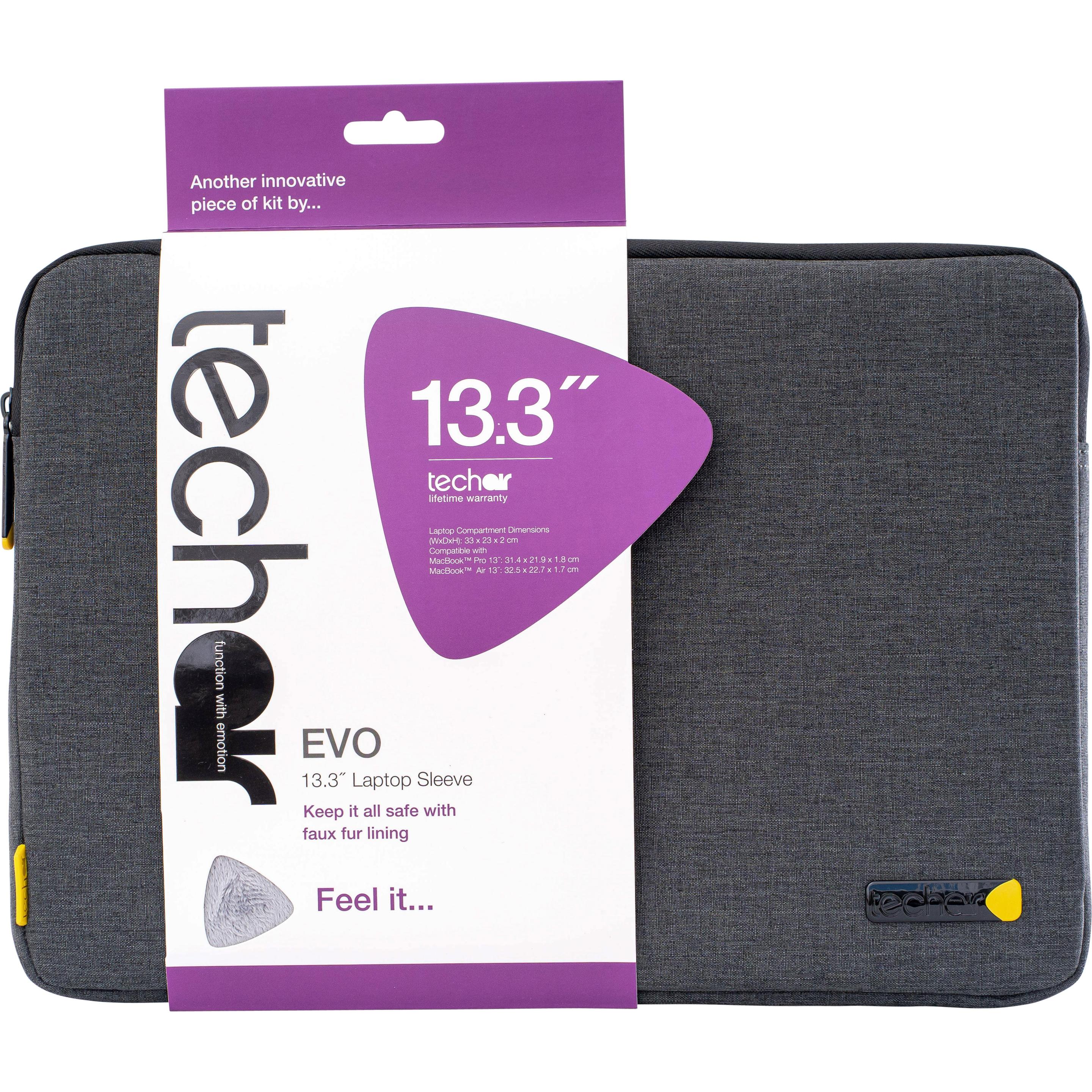 Thumbnail - Tech Air techair Slipcase dunkelgrau TAEVS005v2 (13.30", Universal), Notebooktasche, Grau