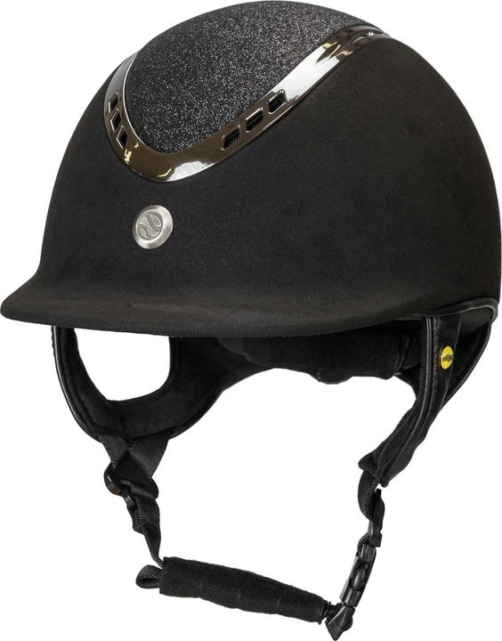 Immagine prodotto Back on Track casco da equitazione in microfibra con pomello eq3 pardus