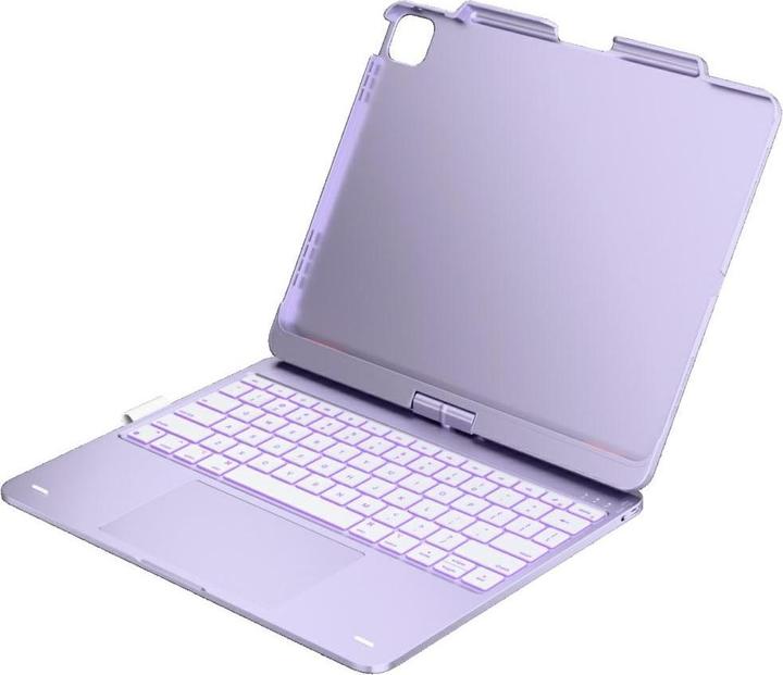 Actual product image Typecase Flexbook Touch Case with Keyboard for iPad Air 13" M2 2024 / M3 2025 / M4 2026 light purpl (Eng. Int., Apple iPad Air 13 2024, Apple iPad Air 13 2025, Apple iPad Air 13 2026)