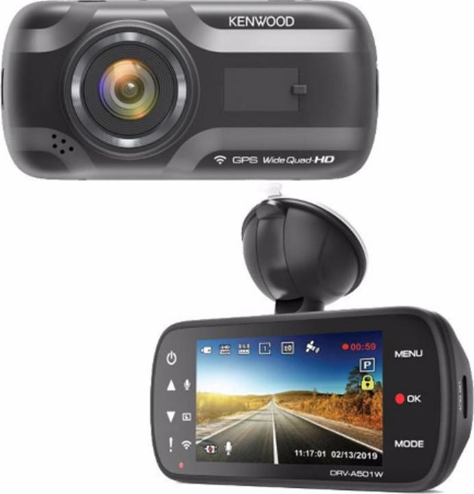Immagine prodotto Kenwood Corp. DRV-A501W (WiFi, Ricevitore GPS, Accelerometro, WQHD)