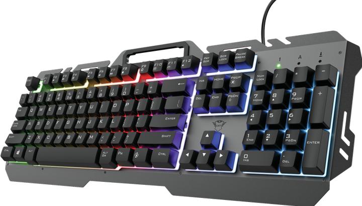 Actual product image Trust Gxt853 Esca Metal Keyboard Nd (Cable)