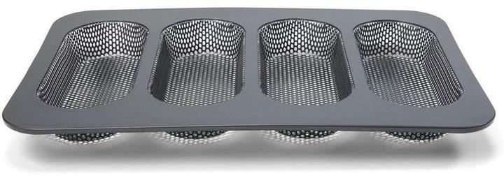 Patisse Mini-Quicheform-Blech 4-teilig mit losem Boden Silver-Top