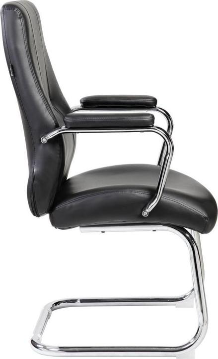 Actual product image Rocada Visitor chair 985V22 black imitation leather