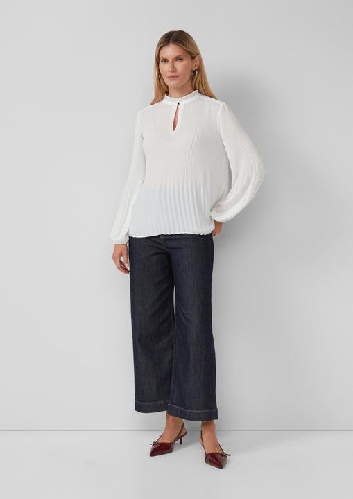 Immagine prodotto s.Oliver Bluse Plissierte Bluse aus Crêpe mit Stehkragen (36)