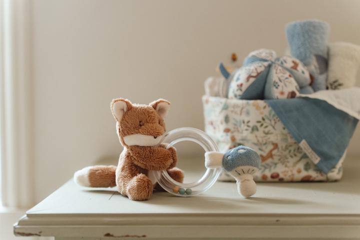 Actual product image Little Dutch Ring rattle fox Forest Friends