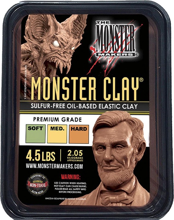 Actual product image Kryolan Monster Clay modelling clay