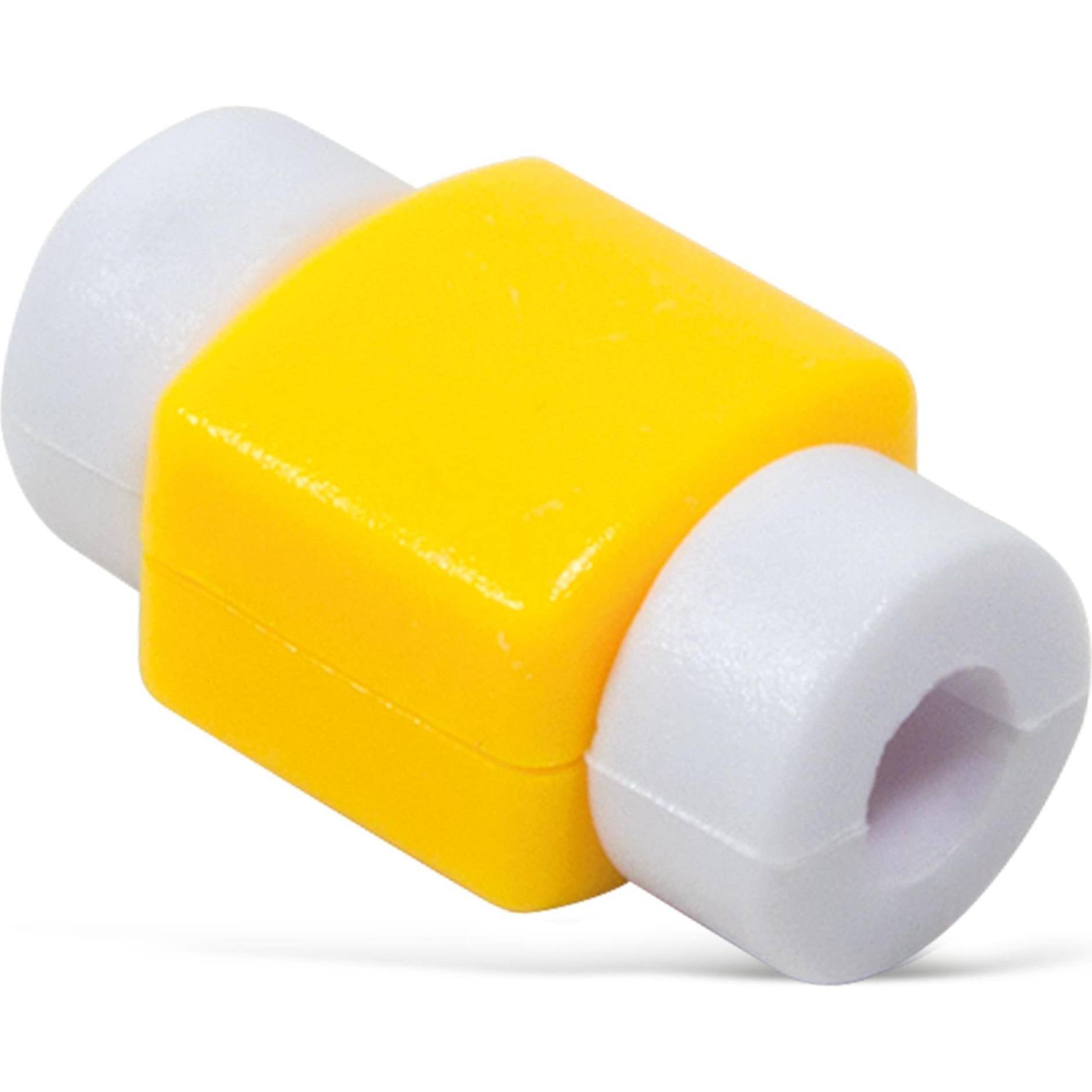 LogiLink Knickschutz für USB-Kabel (Kabelführungen), Kabel Zubehör, Gelb