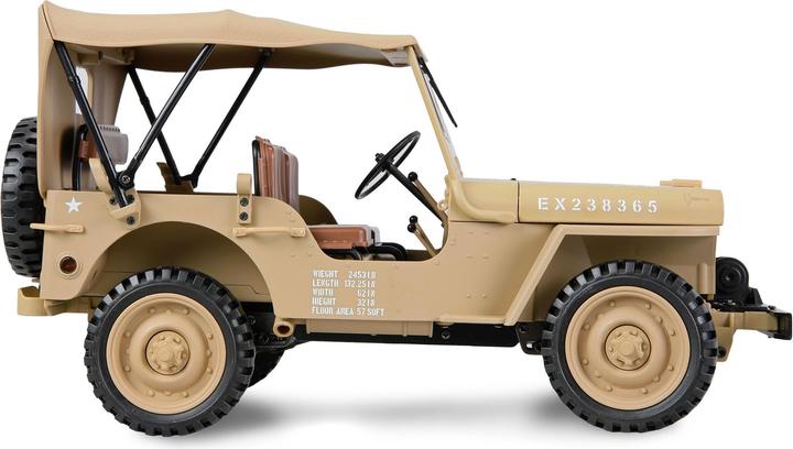 Produktbild Amewi Jeep Willys MB Scale Crawler 4WD 1:14 RTR sand (RTR Ready-to-Run)