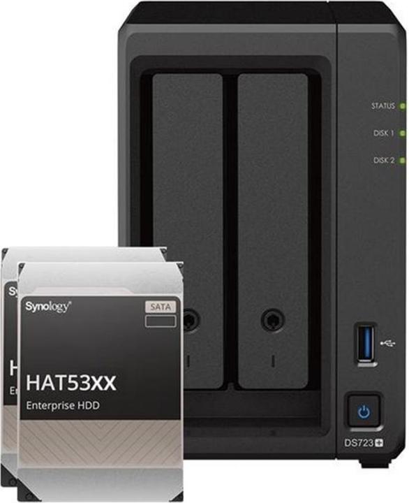 Produktbild Synology DS723+ (2 x 4 TB, Synology HAT 53xx)